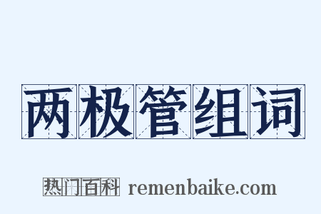 两极管组词是什么意思的图片